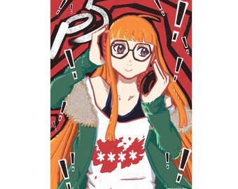 Futaba Sakura Persona 5 A4 Print