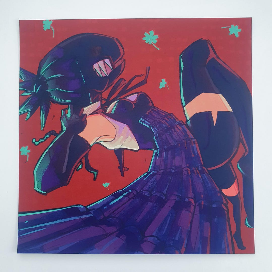 Chainsaw Man Reze Bomb Devil 210mm X 210mm Square Print - Etsy UK