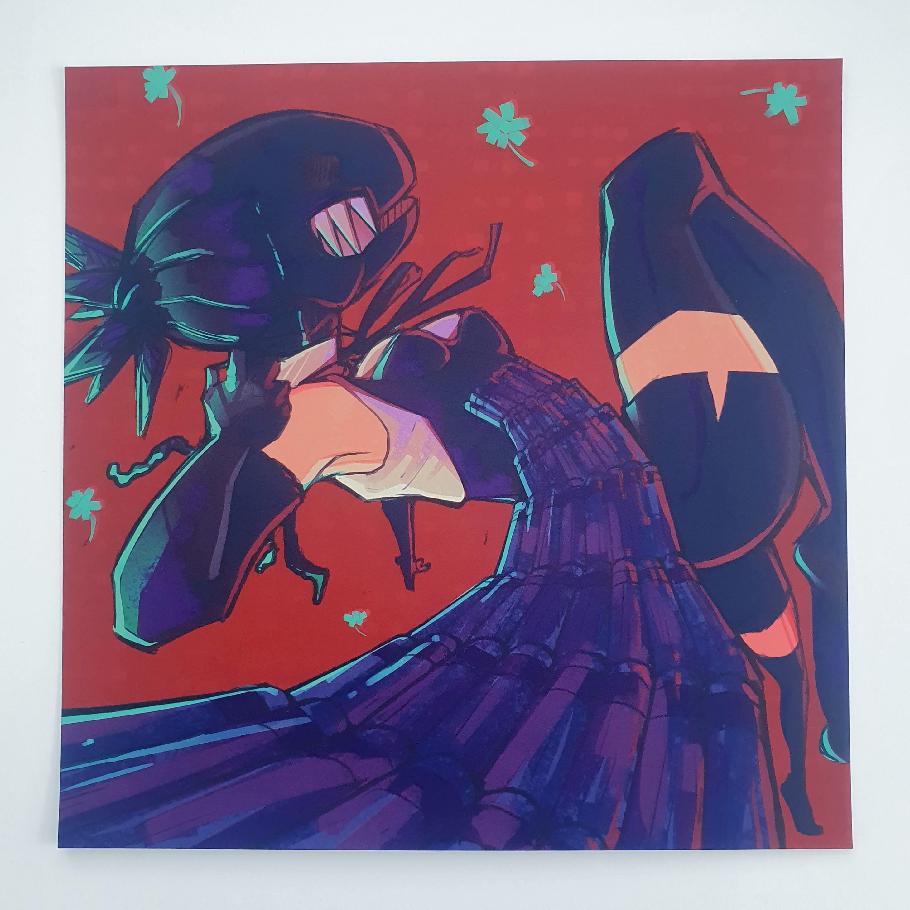Chainsaw Man Reze Bomb Devil 210mm X 210mm Square Print - Etsy Australia