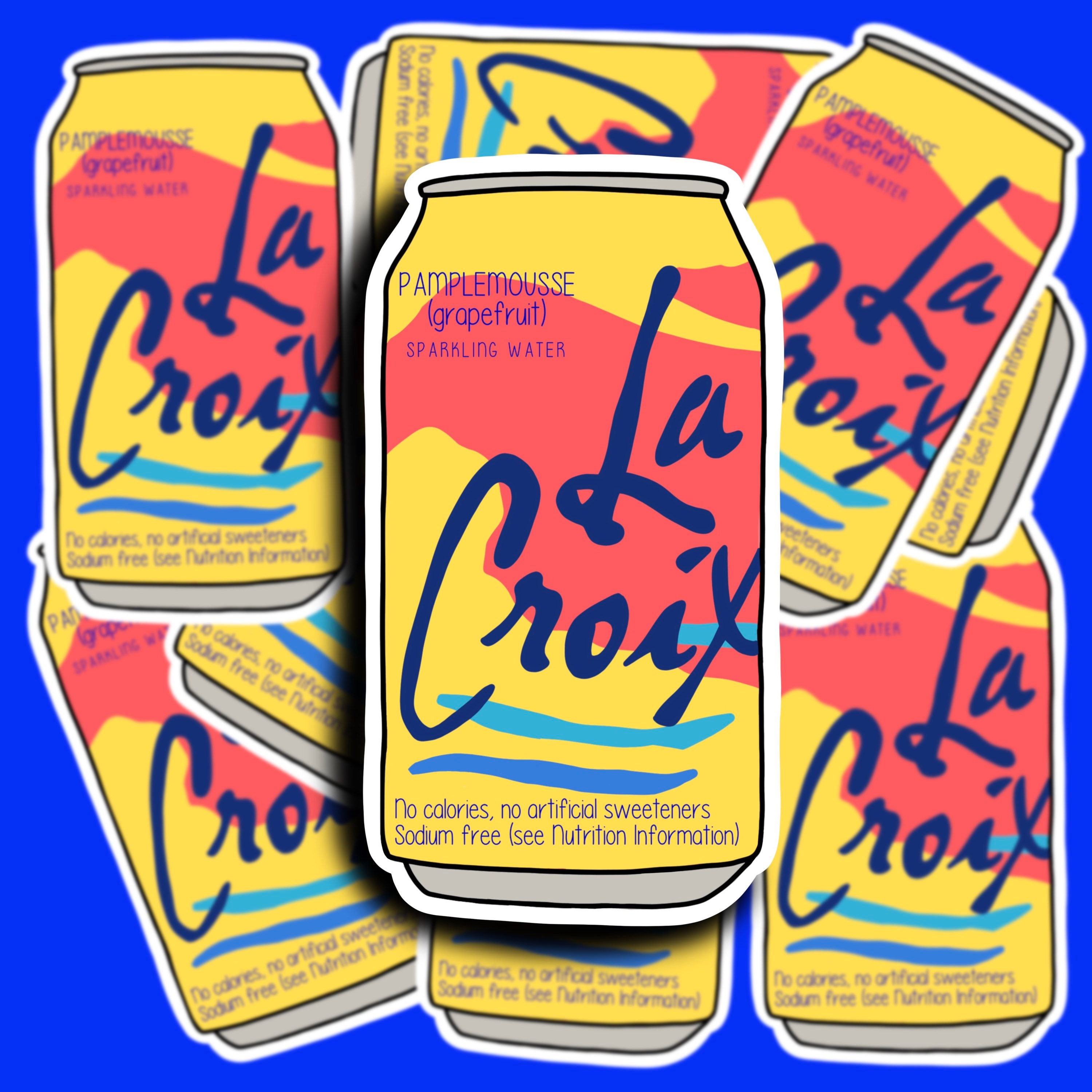 La Croix Seltzer Vinyl Sticker Weatherproof Fizzy Water Drink Etsy