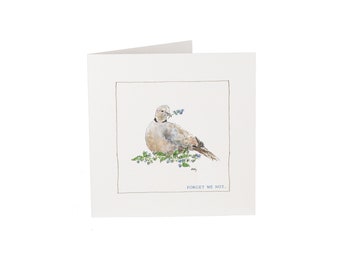 Forget Me Not / Dove Card