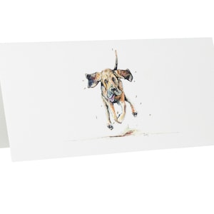 Cartão de Saudações Bloodhound