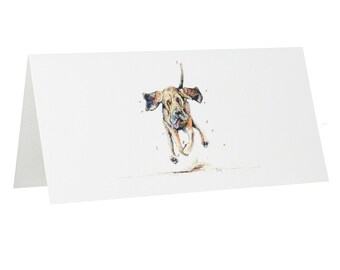 Bloodhound Greetings Card