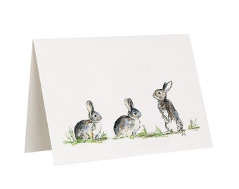 Rabbit Greetings Card