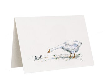 Goose Greetings Card