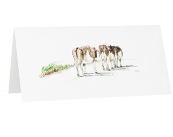 Cow Greetings Card