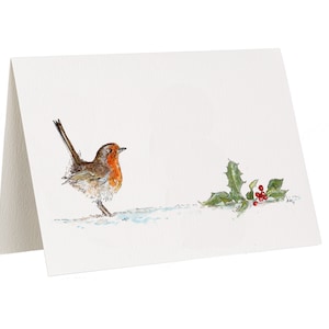 Robin Greetings or Christmas Card