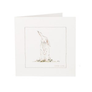 Carte porte-bonheur lapin porte-bonheur