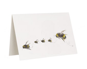 Bumblebee Greetings Card