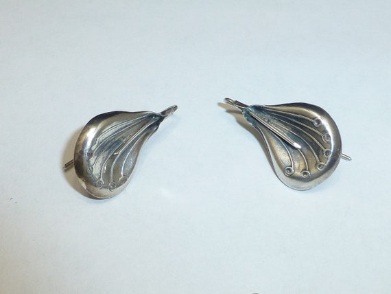 Vintage sterling modernist earrings southewestern… - image 3
