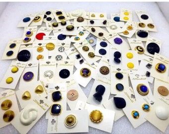 Large vintage button lot unused old stock sewing collection