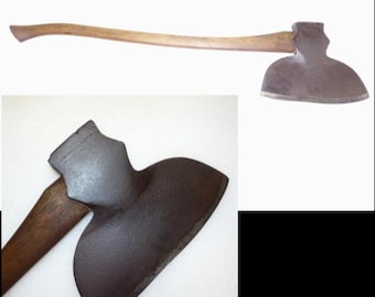 Old antique Wm Mann broad axe Lewistown Pa