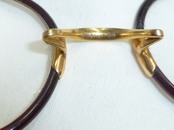 Beautiful antique Shur on gold fill eyeglasses da… - image 8