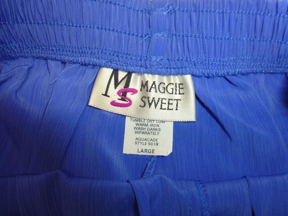 3 New vintage 1990's Maggie Sweet shorts aqua tur… - image 6