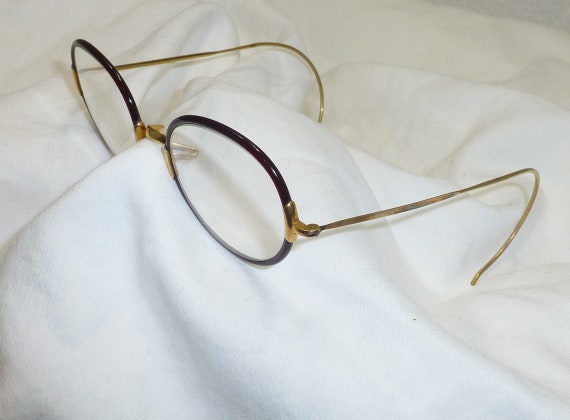 Beautiful antique Shur on gold fill eyeglasses da… - image 5