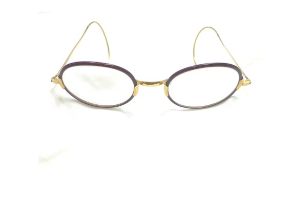 Beautiful antique Shur on gold fill eyeglasses da… - image 2