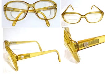 Vintage Optyl Austria Vienna Line eyeglass frames eye glasses 1348 20 56 15 retro 1970s 1980s
