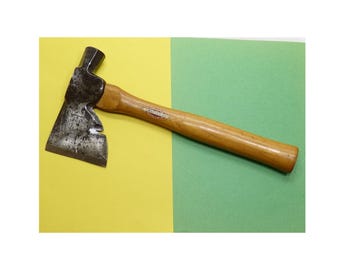 Old vintage Plumb Craftsman hatchet axe tomahawk hammer camping camp wood cutting garden tool