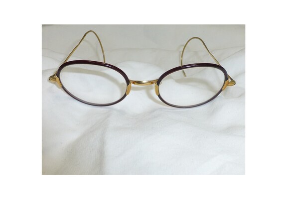 Beautiful antique Shur on gold fill eyeglasses da… - image 3