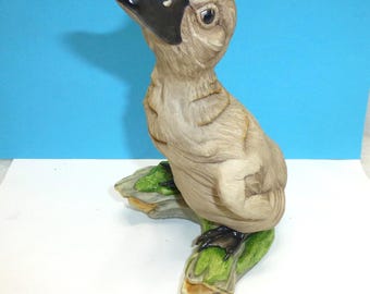 Vintage Boehm mute swan bird figurine Cygnus Olor 400 27 porcelain bisque