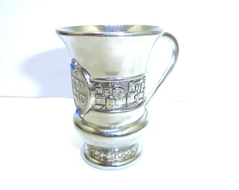 Kiddush cup silverplate boy Art Judaica