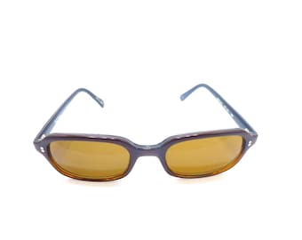 Vintage Paul Smith Japan rectangular brown sunglasses 49 20 145 PS-226