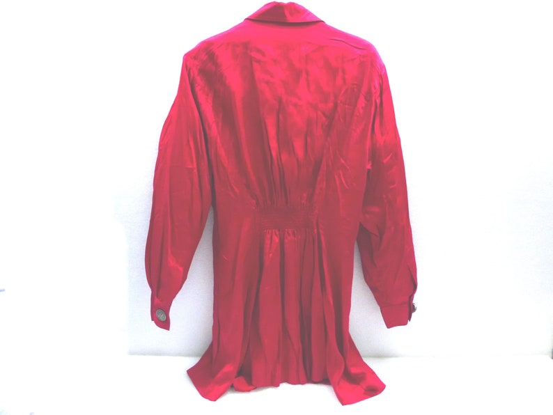 New vintage 1980/'s shirt jacket ruffle hem riding gothic 80/'s coat Together