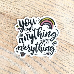 Autocollant Vinyl Die Cut, autocollant d’ordinateur portable, autocollant de journal, carnet, autocollant inspirant