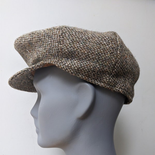 Failsworth Harris Tweed Cap, size 7 and 1/8 (UK), 58cm head