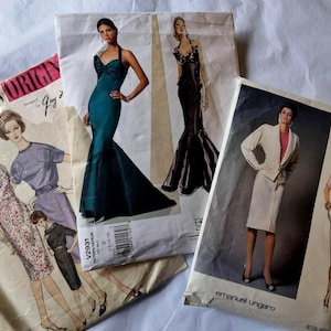 Motifs Vogue originaux de la fin des années 50 et des années 80