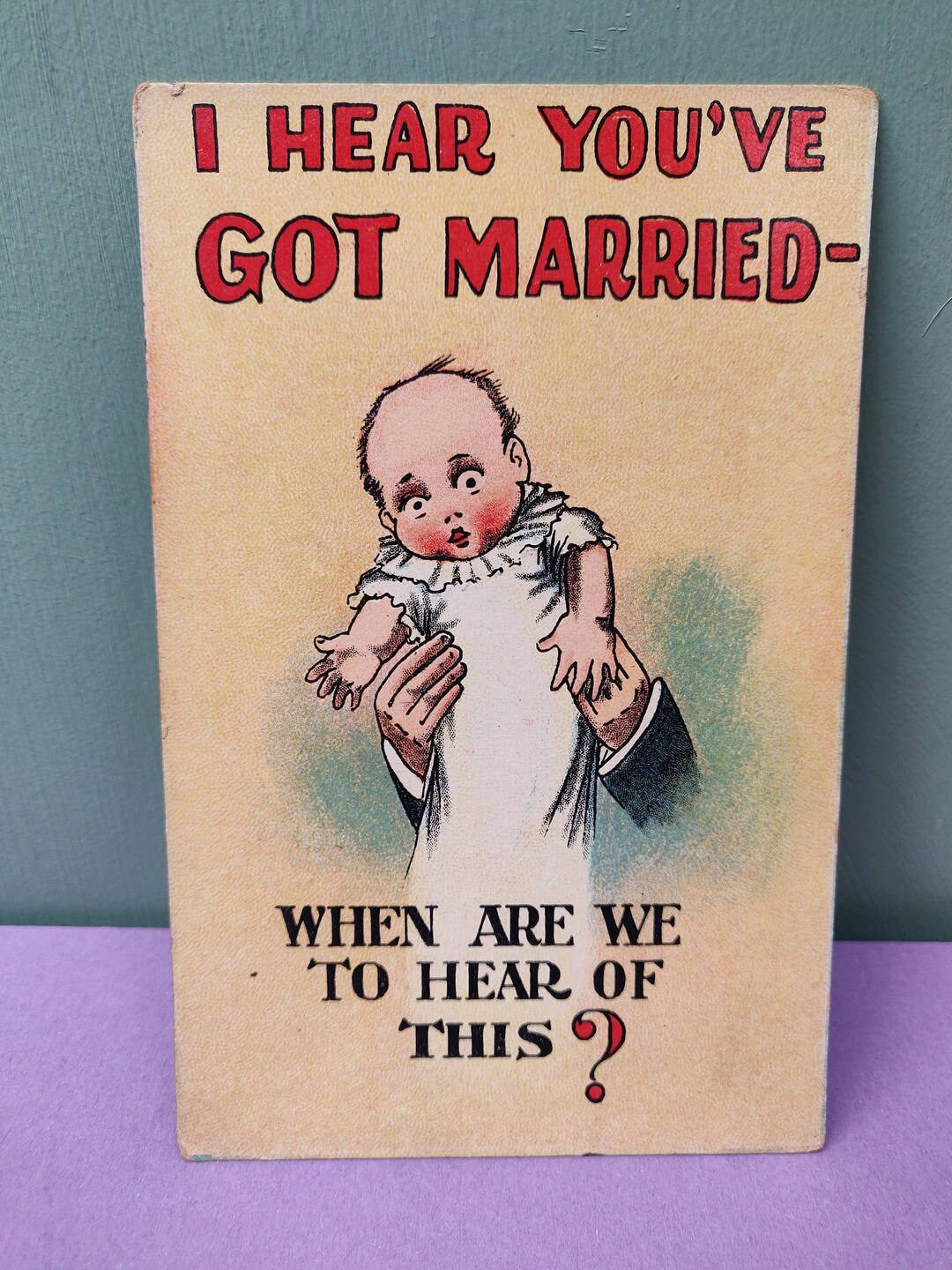 Collectable Oleographic Postcard Unfranked - Etsy