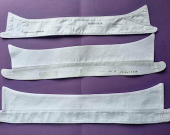 Vintage detachable collars,  size 14 and a 1/2 and 15 and 1/2