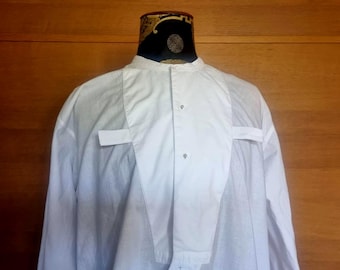 Smooth bibbed formal dinner shirt, The Carlton size 16 & 1/2