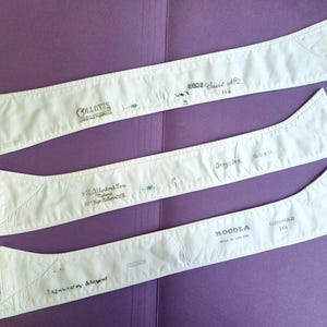Vintage detachable barrister&#39;s wing collars,  size 14 and a 1/4, 14 & 1/2 collar for 14 shirt