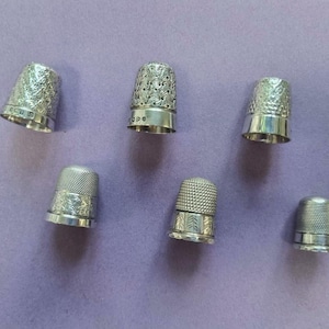 Silver thimble - Etsy 日本