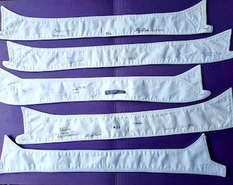 15 & 1/2 1930s Vintage detachable collars for a 15 shirt
