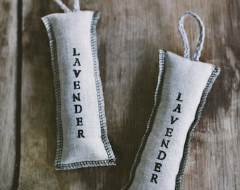 SALE 25% OFF / Linen lavender bags / Light Grey lavender bags / Lavender bags / Lavender Gift /  Home Decor