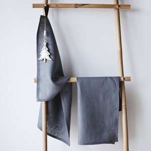 Kitchen towel / Grey Towel / Hand Towel / Kitchen Towel / image 3