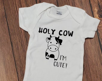 Holy Cow, I'm Cute! Onesie