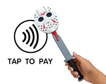 Tap To Pay Wand |  NFC Payment Wand | Horror Inspired Contactless Card Holder
