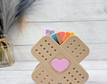 Nurse Appreciation Gift - Bandage Pencil Holder | 3D Printed Desk Organizer | Medical Student Gift