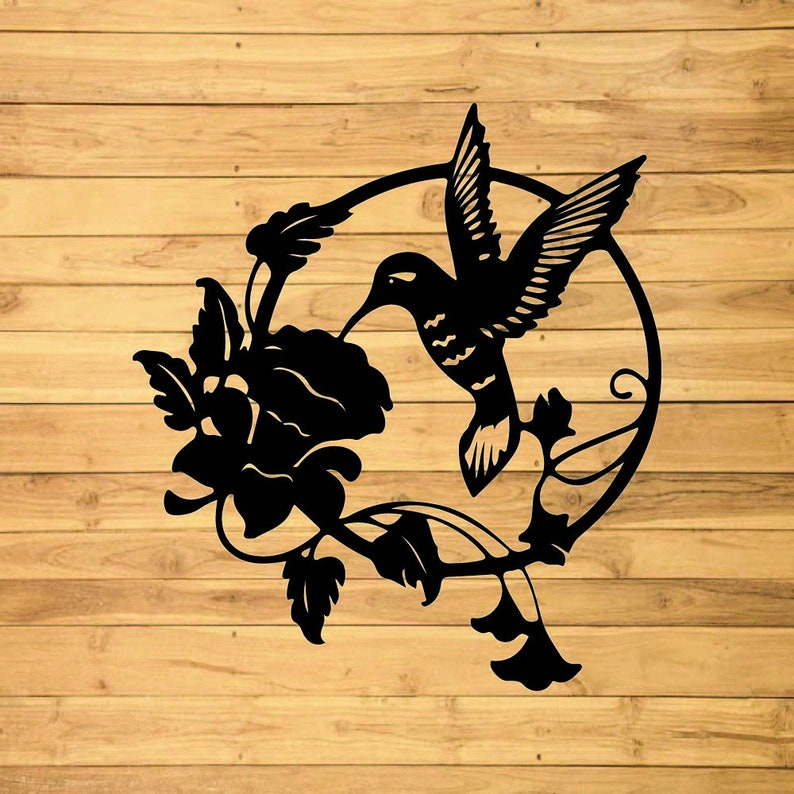 Hummingbird SVG Bird SVG Hummingbird Flowers Svg Flower | Etsy
