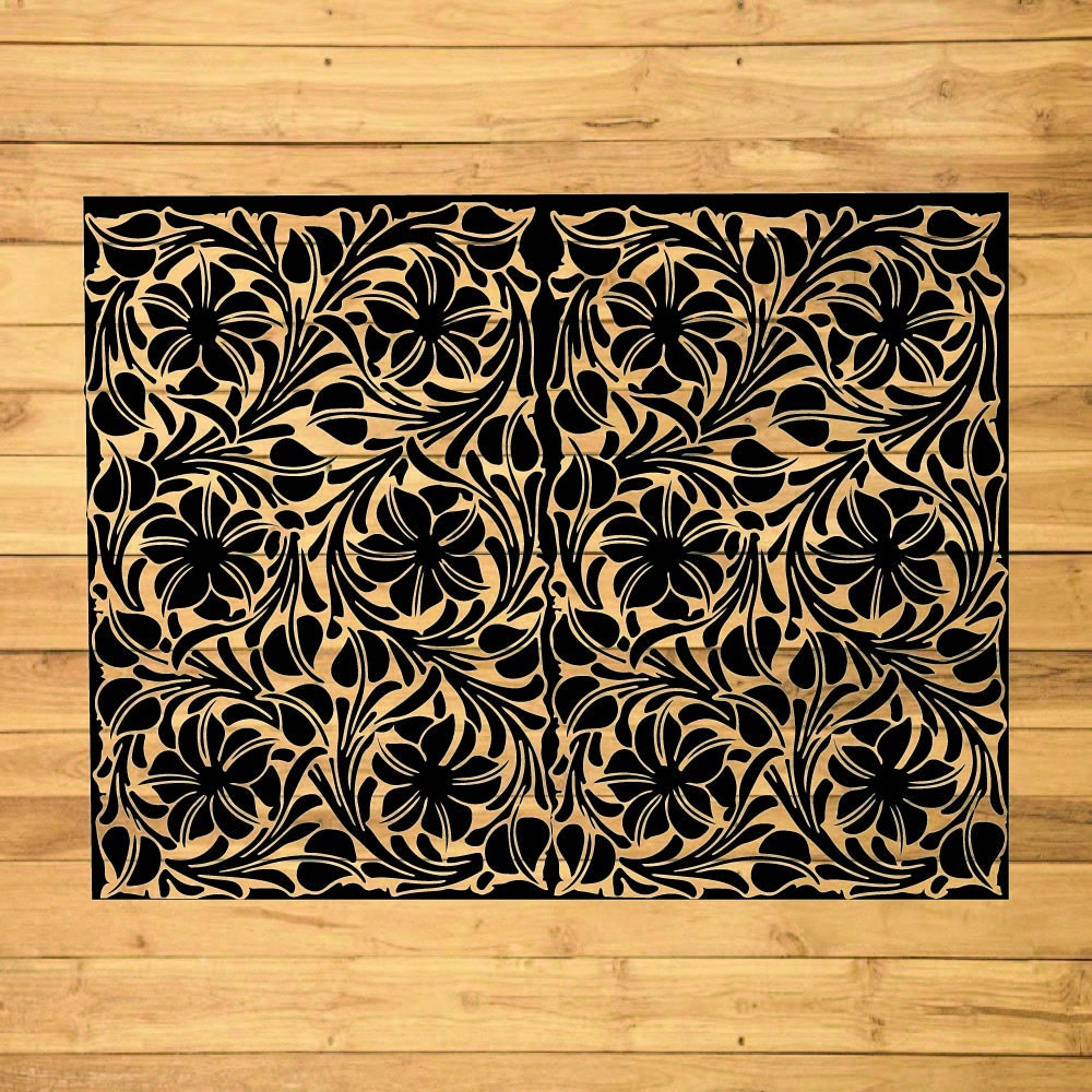 Tooled Leather SVG Western Tooled Leather SVG Seamless Etsy Canada