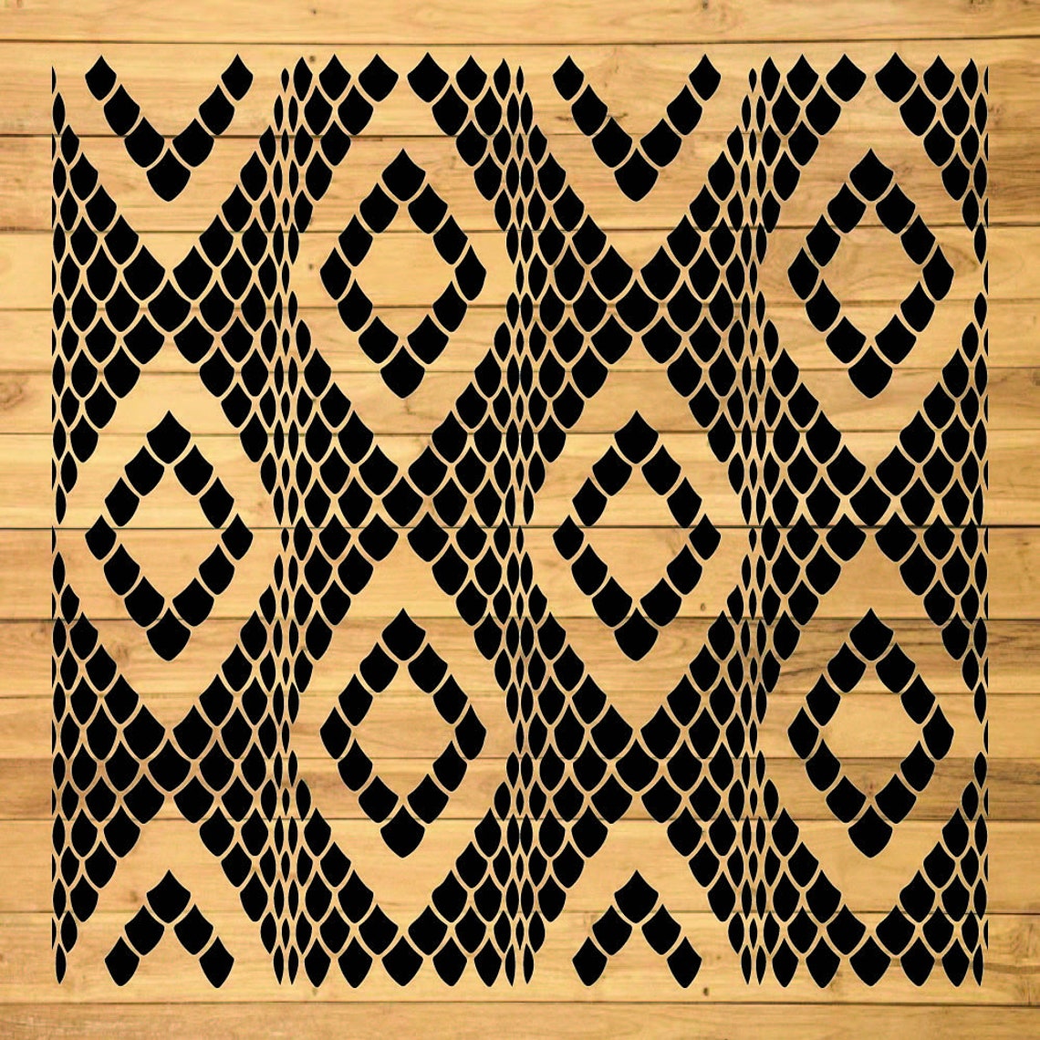 Snake Skin Stencil SVG Snake Svg Snake Skin Seamless Pattern Etsy
