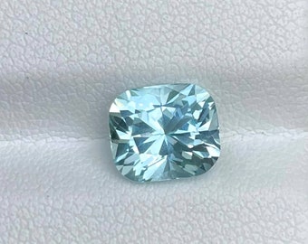 2.10 carats Light Blue Aquamarine Stone Custom Precision Cut Natural Gemstone from Nigeria for Jewelry Perfect Ring Size Aquamarine Gem