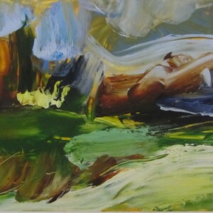 Spring Fields original oil painting