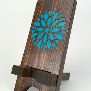 Phone Stand-Cell Phone Stand-Cell Phone Stand for Desk-Phone Stands-Mobile Cell Phone Holder-Wood Cell Phone Stand
