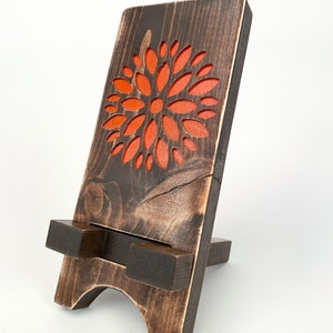 Phone Stand-Cell Phone Stand-Cell Phone Stand for Desk-Phone Stands-Mobile Cell Phone Holder-Wood Cell Phone Stand