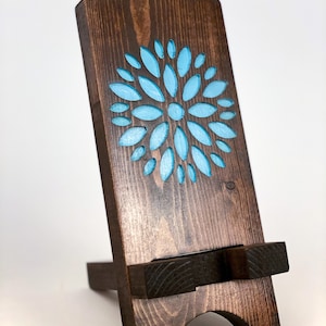 Phone Stand-Cell Phone Stand-Cell Phone Stand for Desk-Phone Stands-Mobile Cell Phone Holder-Wood Cell Phone Stand