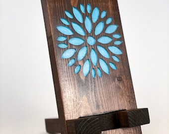 Phone Stand-Cell Phone Stand-Cell Phone Stand for Desk-Phone Stands-Mobile Cell Phone Holder-Wood Cell Phone Stand